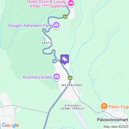 4 vszak Erdeihotel a trkpen