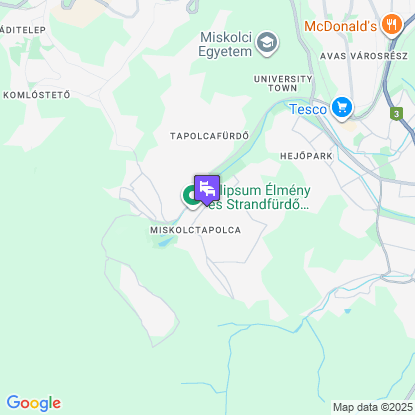 Aquarius Apartments a térképen