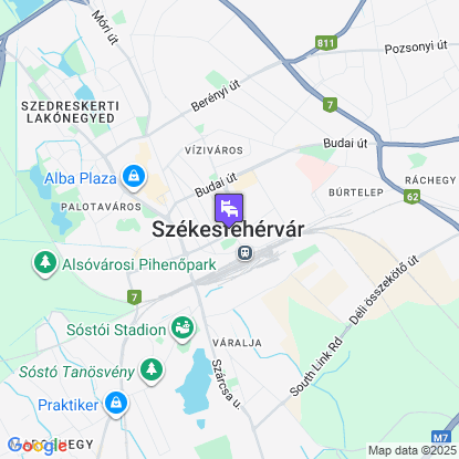 Castrum Hotel a térképen