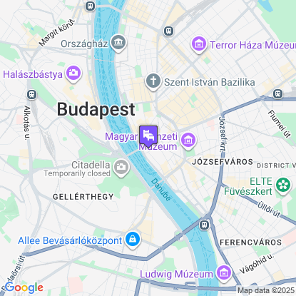 City Hotel Mátyás a térképen