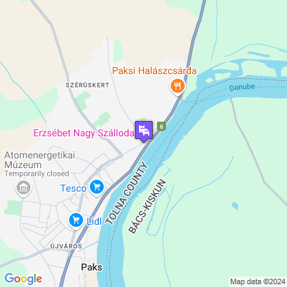 Erzsébet Nagy Szálloda a térképen