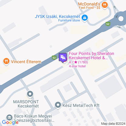 Four Points by Sheraton Kecskemt Hotel & Konferenciakzpont a trkpen