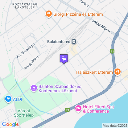 Akad�mia Hotel a t�rk�pen