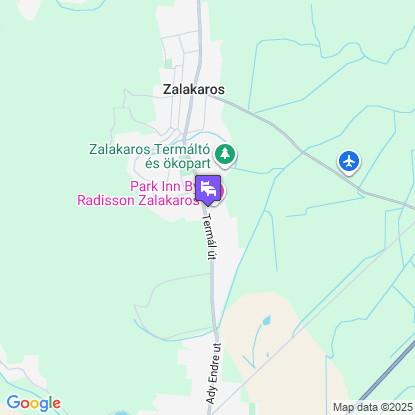 Hotel Forrás Zalakaros a térképen
