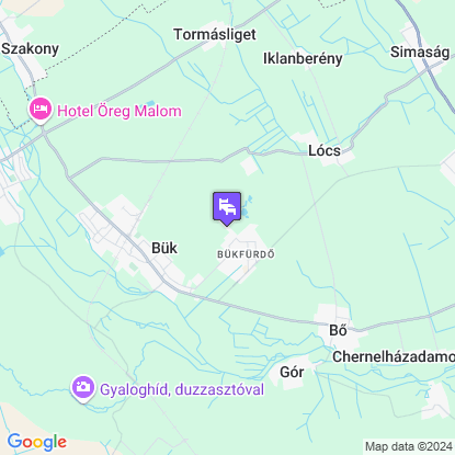 Greenfield Hotel Golf & Spa a térképen