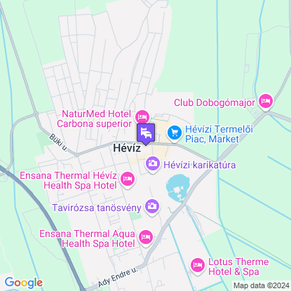 Palace Hotel a térképen