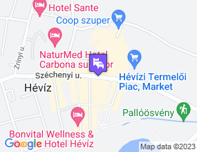 Hotel Zena a térképen