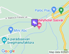 Kastélyhotel Sasvár a térképen
