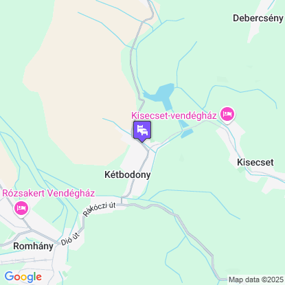 Palócliget Vendégház a térképen