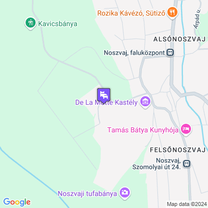 Panoráma Hotel Noszvaj a térképen