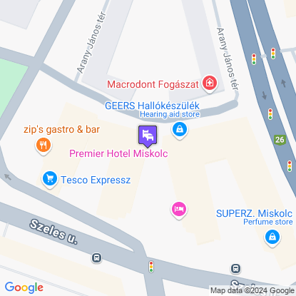 Premier Hotel Miskolc a trkpen