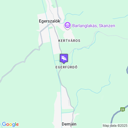 Hunguest Saliris a térképen