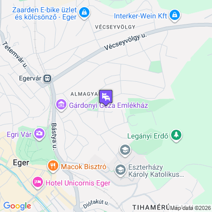 Siesta Vendégház a térképen