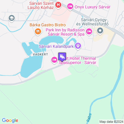 Spirit Hotel Thermal Spa a térképen