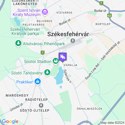 Szárcsa Hotel a térképen