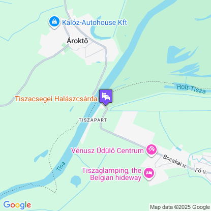 Tiszacsegei Hal�szcs�rda �s Panzi�  a t�rk�pen