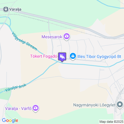 Tókert Fogadó a térképen