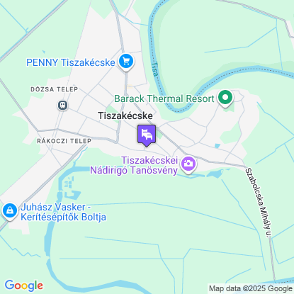 V�r�s �lom Apartman Panzi� Tiszak�cske a t�rk�pen